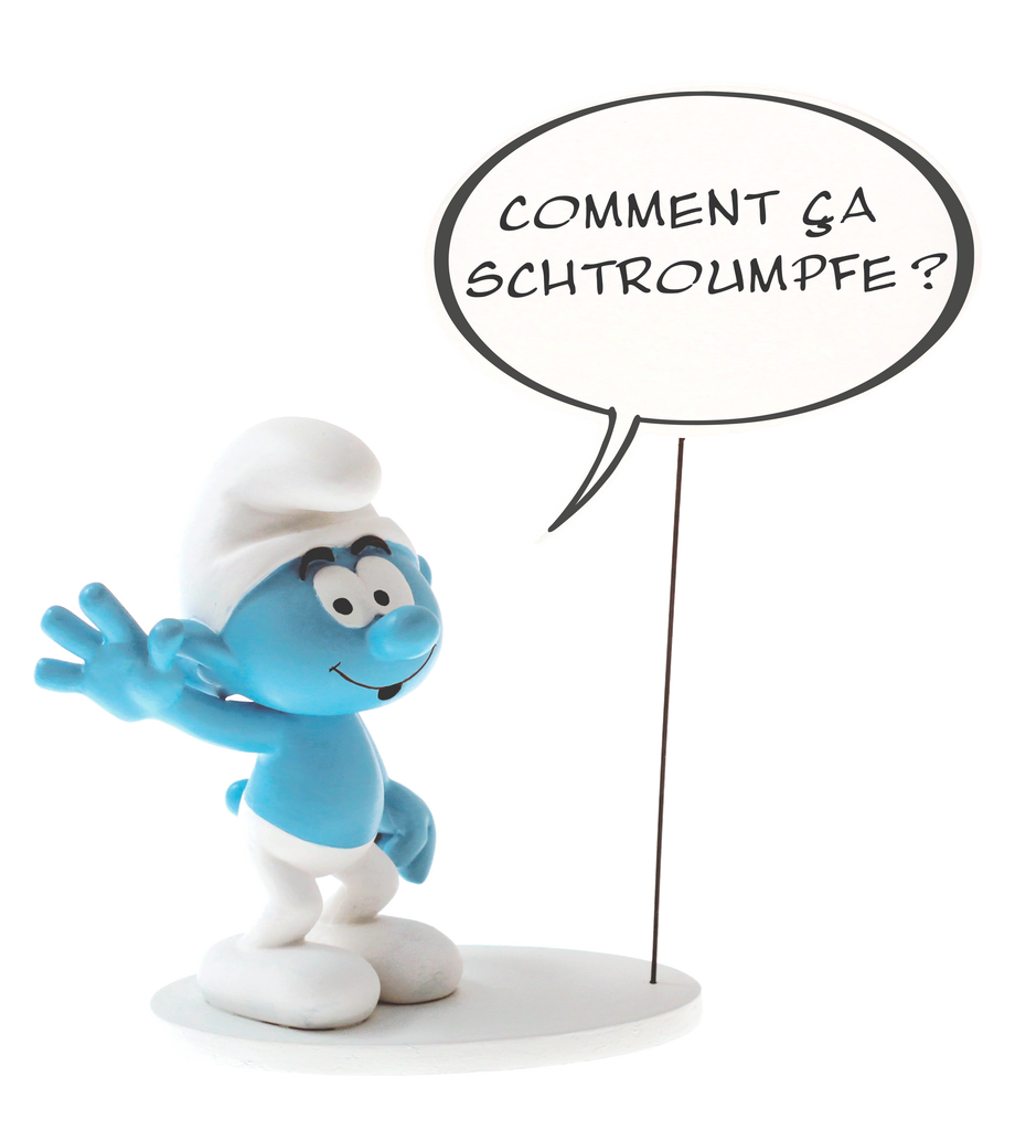 Collectible Scene - The Smurfs - HOW DO YOU SMURF?