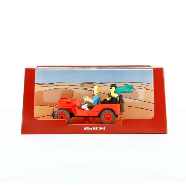 Cars & Planes - Tintin - Tintin Transport - Red jeep Land of Black Gold