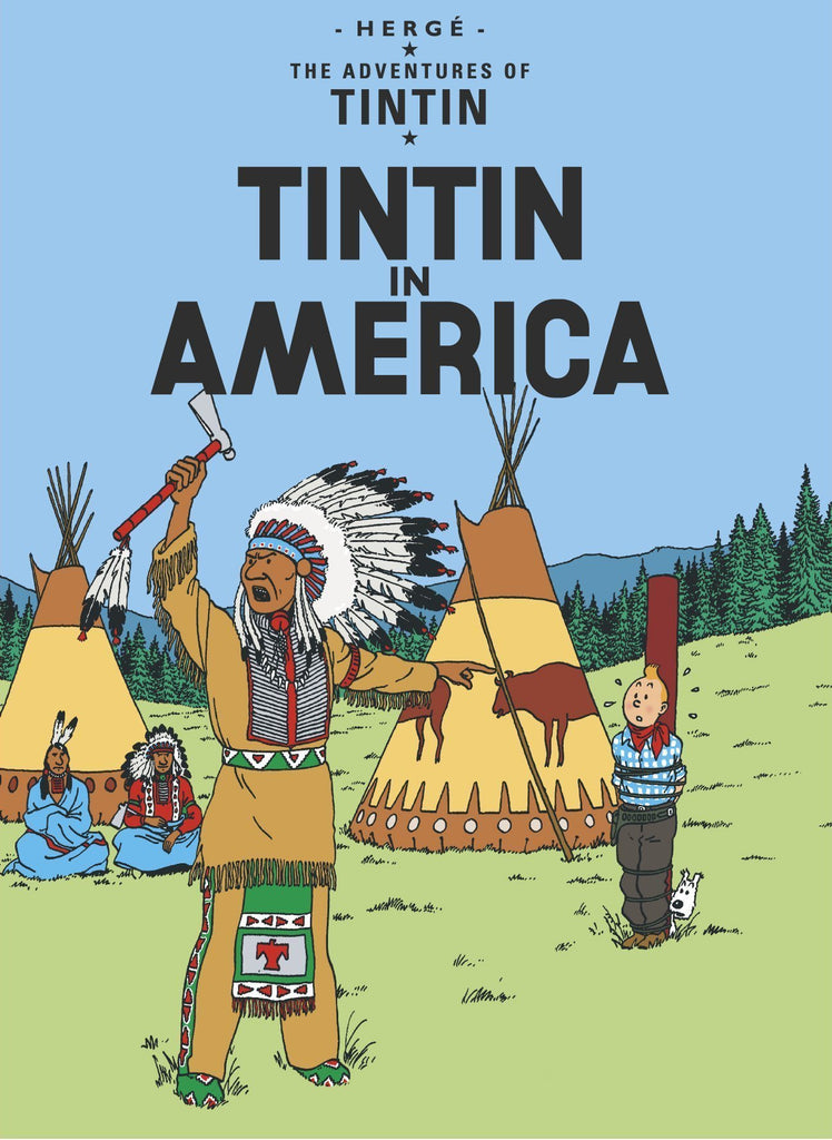 Books & Stationery - Tintin - ENGLISH COVER POSTCARD - AMERICA