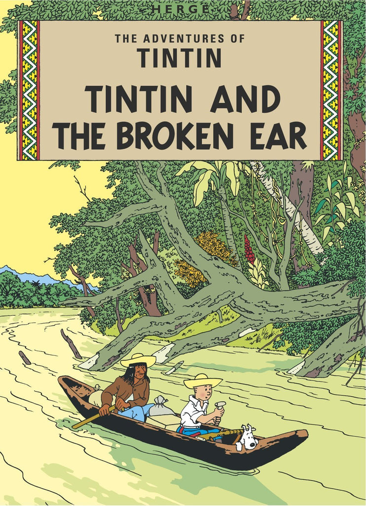 Books & Stationery - Tintin - ENGLISH COVER POSTCARD - BROKEN EAR