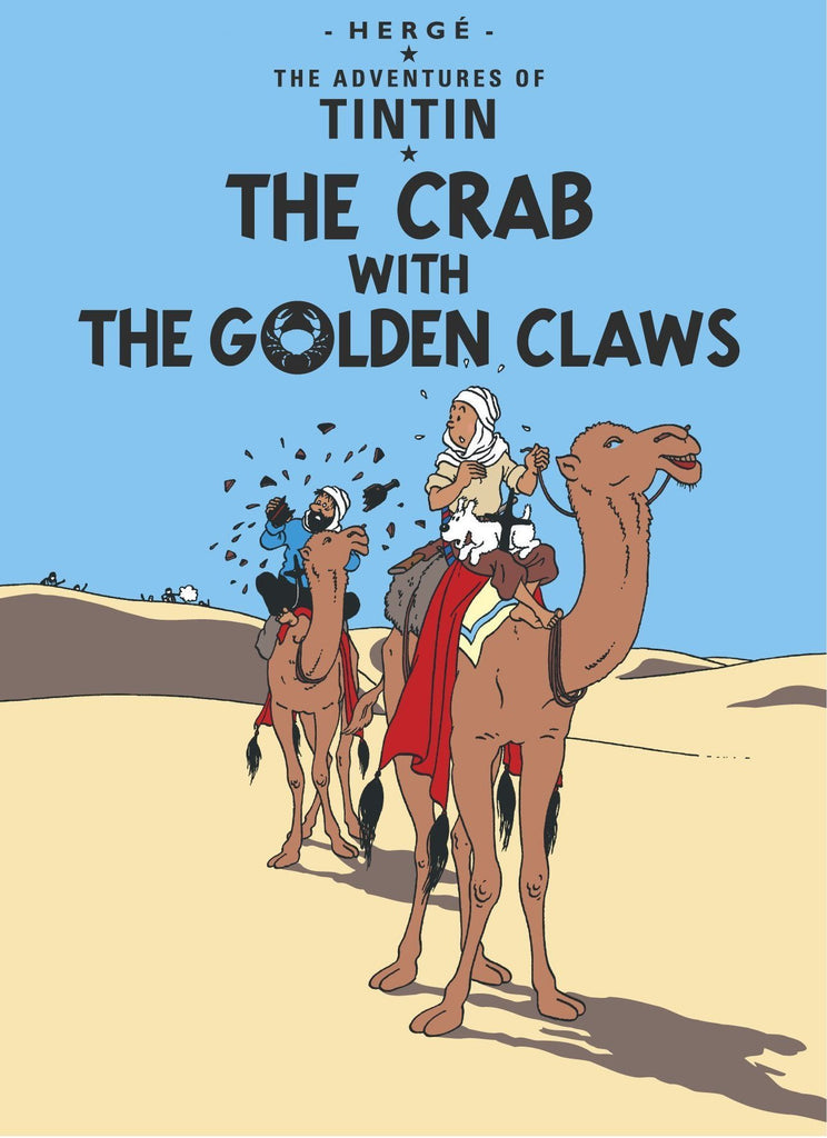 Books & Stationery - Tintin - ENGLISH COVER POSTCARD - CRAB WITH THE GOLDEN CLAWS