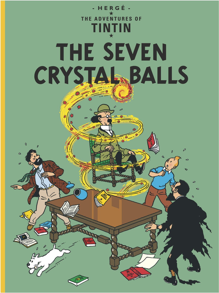 Books & Stationery - Tintin - ENGLISH COVER POSTCARD - 7 CRYSTAL BALLS