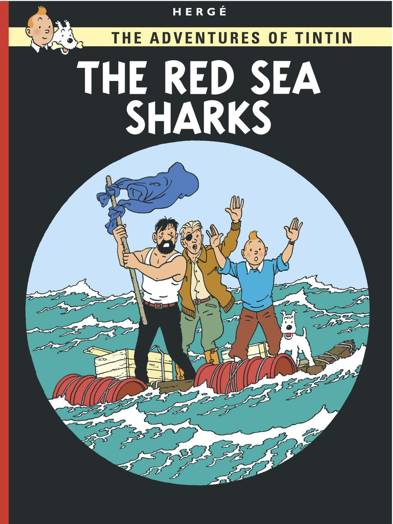 Books & Stationery - Tintin - ENGLISH COVER POSTCARD - RED SEA SHARKS