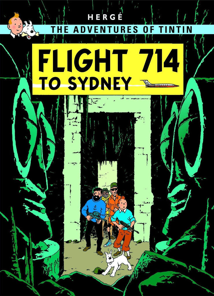 Books & Stationery - Tintin - ENGLISH COVER POSTCARD - FLIGHT 714