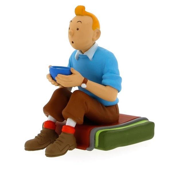 Figurine & Statuettes Tintin - PVC FIGURINE - TINTIN SEATED TIBET (big)