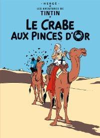 Books & Stationery - Tintin - FRENCH COVER POSTCARD - CRABE AUX PRINCES DOR