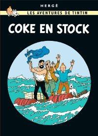 Books & Stationery - Tintin - FRENCH COVER POSTCARD - COKE EN STOCK
