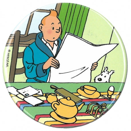 Fashion & Homeware - Tintin - Magnet - Newspaper