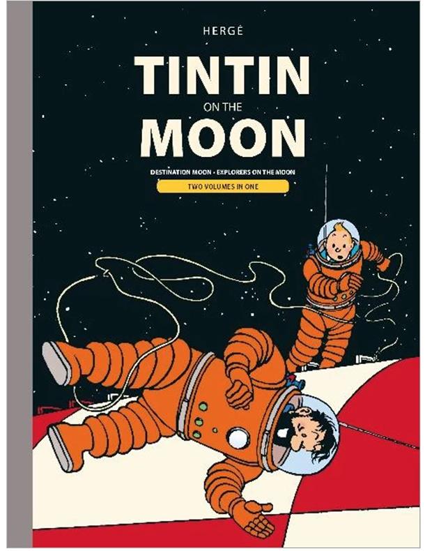 Books & Stationery - Tintin - Tintin Moon Bindup (ENGLISH ALBUM)